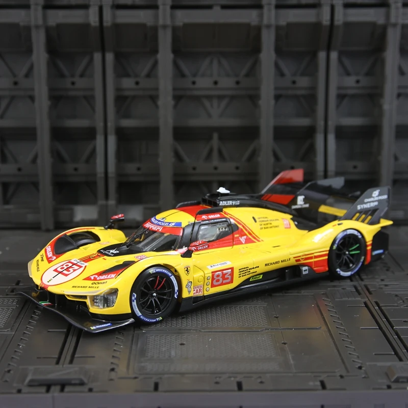 

Модель Ferrari 499P в масштабе 1:24 # Модель суперкара из сплава 83-й серии, подходит для коллекции и может быть подарен на день рождения.