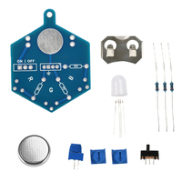 RGB LED Light Circuit Board Welding Practice DIY Electronic Beginner Learning Welding Fun DIY Kit for Student Laboratory