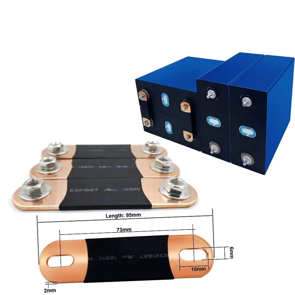 LiFePO4 200A Bus Bars Lithium Battery Pack ​Busbar PostsLarge capacity Connecting Bars For 280AH 300Ah 310Ah Battery Cell Bus