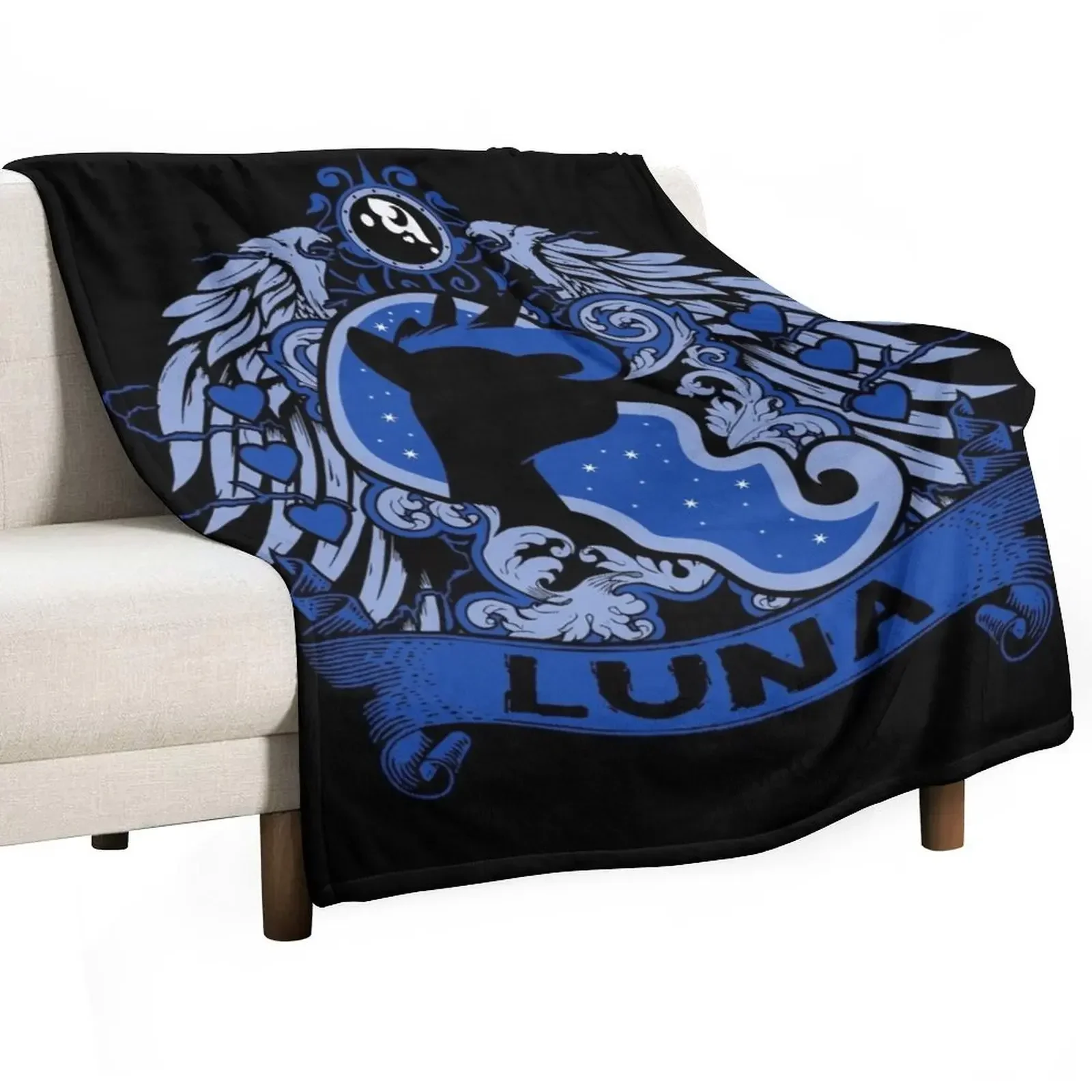 LUNA - LIMITED EDITION Throw Blanket Furry Cute Plaid Tourist Stuffeds Luxury Throw Furrys Blankets
