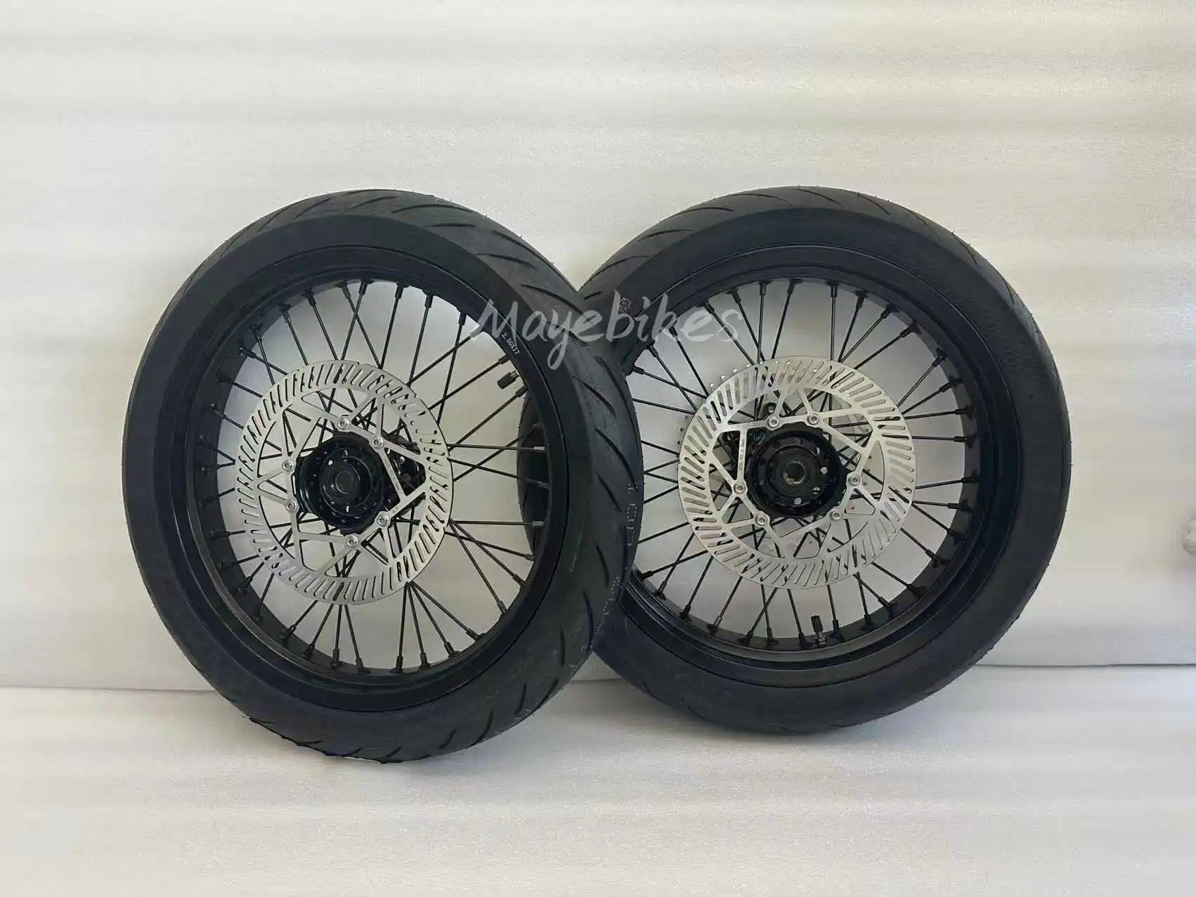 Sur-ron Ultra Bee 17inch Supermotos Front Rear Wheel Sets Electric Ultra Bee Wheel Tires Disc Rotor Sprocket For Ultra Bee Ebike
