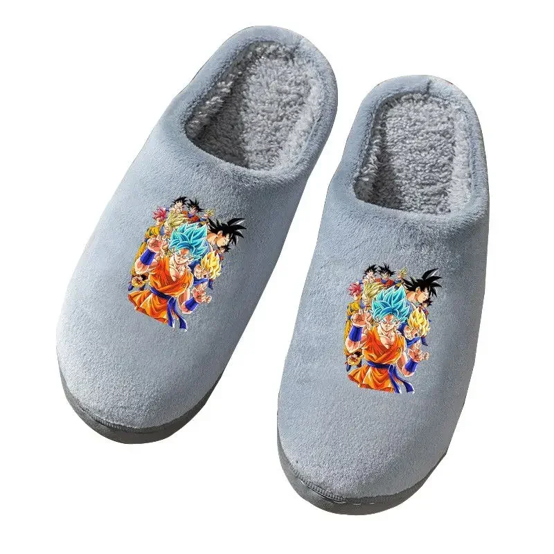 

Dragon Ball Son Goku Kakarotte creative personality anime peripheral cotton slippers soft and comfortable non-slip warm slippers