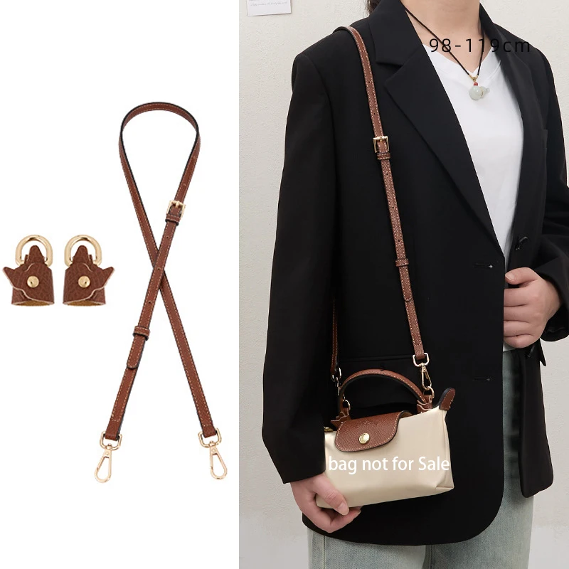 

Комплект ремешков, совместимый с мини-сумочками Longchamp — кожаные регулируемые ремни для женской мини-сумки через плечо