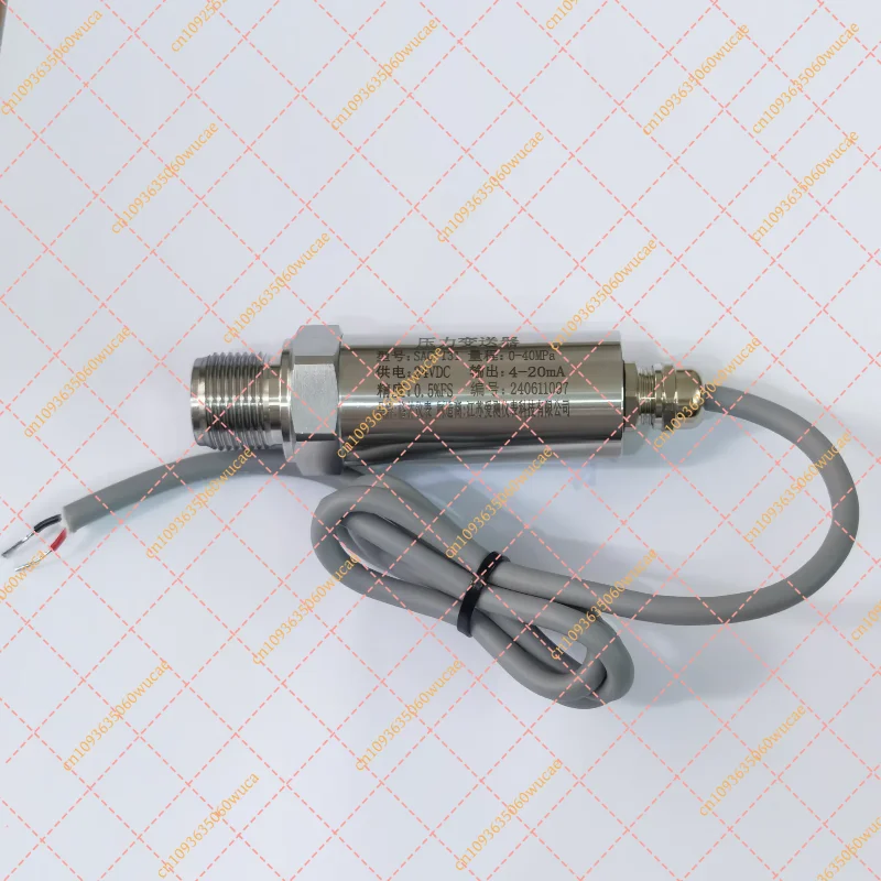 4-20mA Pressure Transmitter with Hirschmann Connector - 0.5% Accuracy, M201.5 Thread, SS304 Stainless Steel Sensor (24VDC)