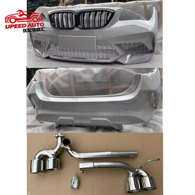 

Suitable for Front Rear Bumper Grille Tail Throat BMW X1 E84 2009-2015 Modify to M2C Style ABS Material Car Body Kit