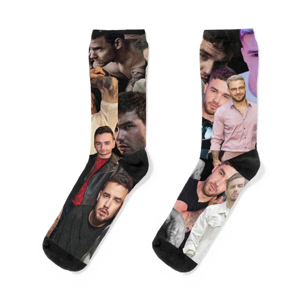 LiamPayne collage Socks aesthetic luxury designer brand Women Socks Men's