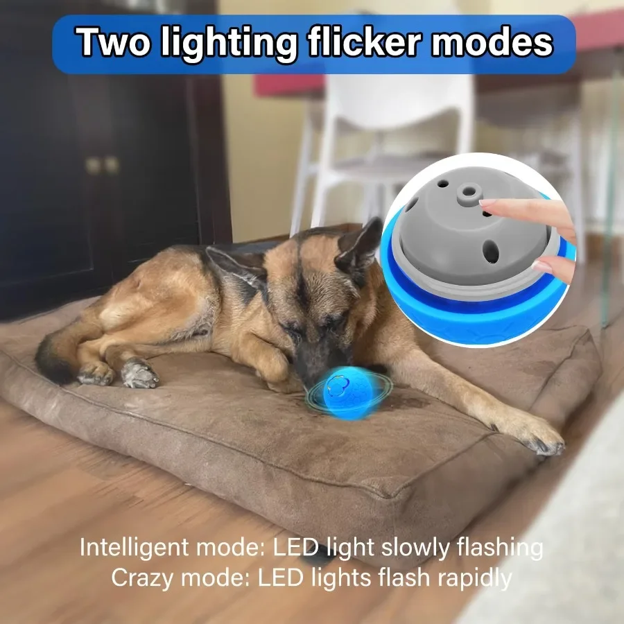 Smart Dog Toy Ball Electronic Interactive Pet Toy Moving Ball USB Automatic Moving Bouncing for Puppy Birthday Gift Cat Product