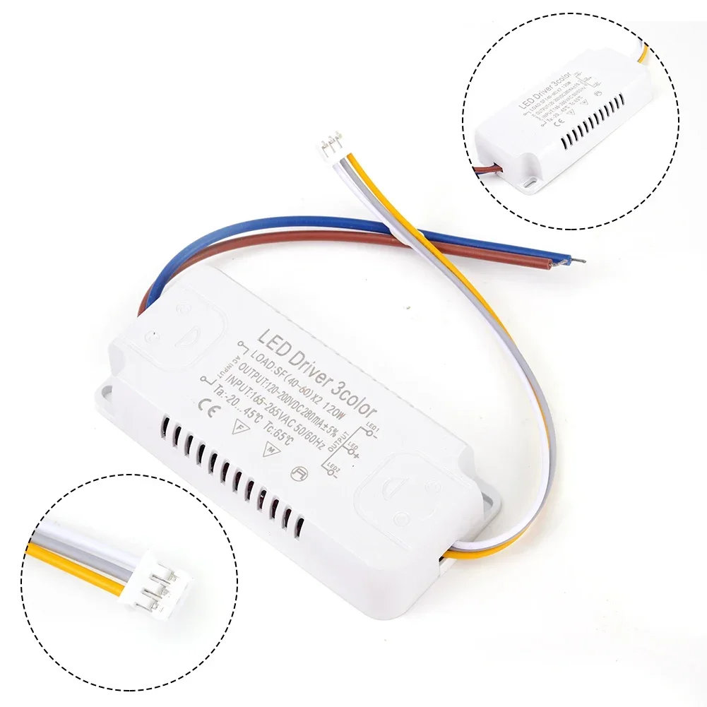 280mA LED Driver 8-24w 20-40w 30-50w 40-60w 50-70w Power supply adaptor pencahayaan Transformer cahaya baru