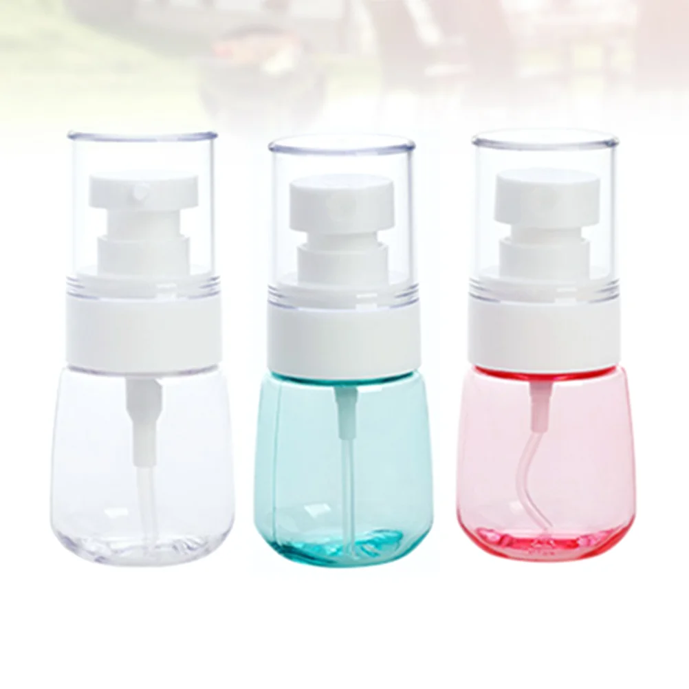 3 Pcs Sun Protection Travel Spray Bottle Toiletry Containers Empty Water Dispenser