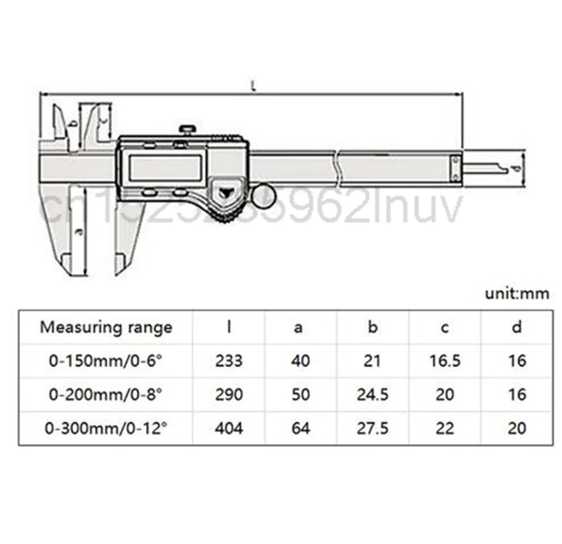 CNC LCD Electronic Caliper Digital Vernier Calipers 6\