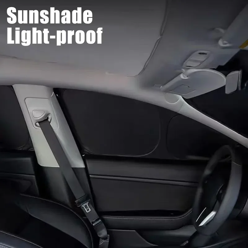 حاجب من الشمس للسيارة لسيارة Volkswagen VW ID.4 2021 ~ 2025 ستائر حجب الضوء أدوات العزل الحراري مظلات الخصوصية ملحقات السيارة #6