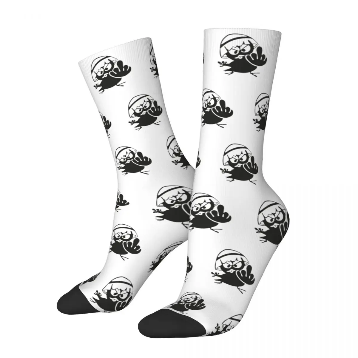 Happy Funny Men's Socks Harajuku Calimero Sock Polyester Cartoon Sport Women's Sock Spring Summer Autumn Winter