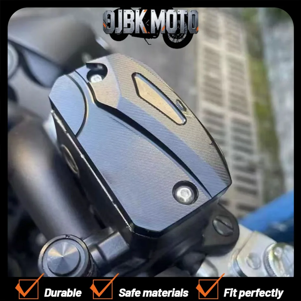 【Perfect fit】Retro brake fluid reservoir cap/pump cover for QJMOTOR AK628 front brake pump modification.