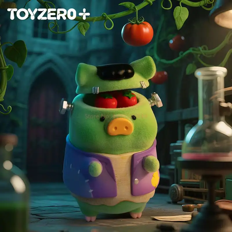 لولو الخنزير المعلب سلسلة الهالوين مجموعة صناديق أعمى مصاص دماء المومياء فرانكنشتاين اليقطين الوحش عمل الشكل الاطفال هدية الكريسماس #6