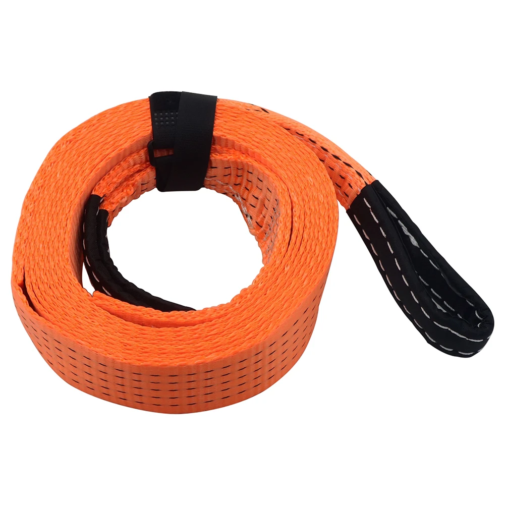 Emergency Off Road Towing Rope Heavy Duty Trailer Rope 5 Tons Capacity Car Road Recovery Tow Strap Towing Accessory for Car