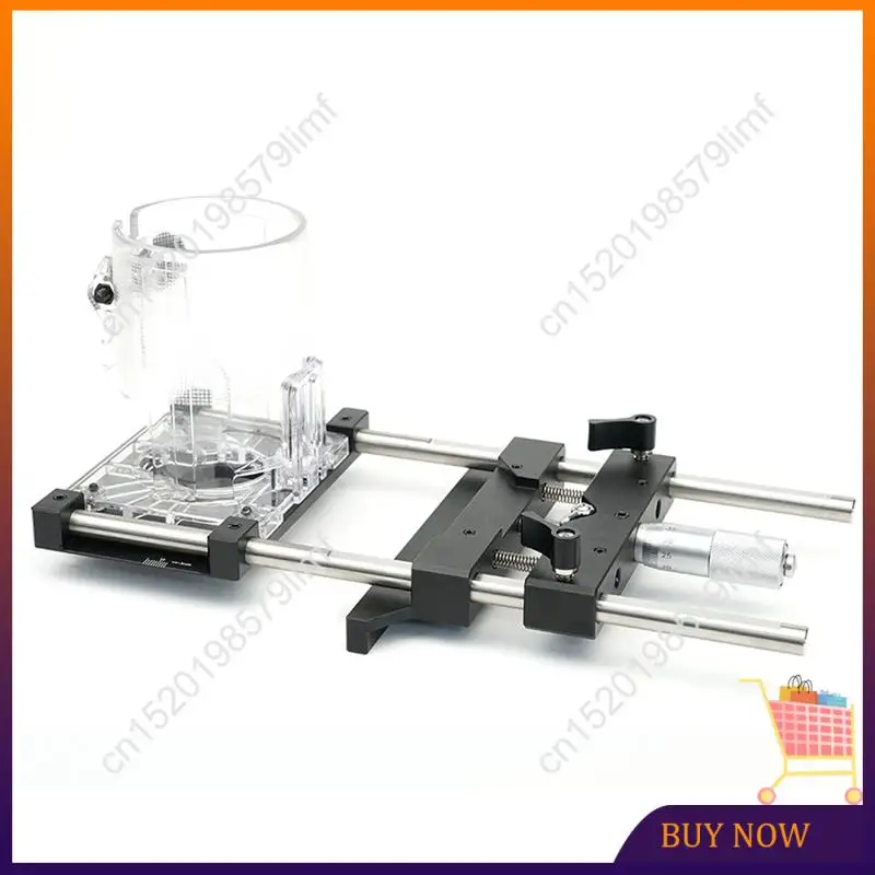 

MSOR-Woodworking Trimming Machine Linear Guide Rail Edge Trimming Guiding Rule Fine-Tuning Slot Tools For 65Mm Trimmer
