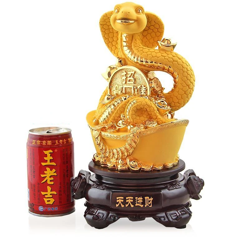 Zodiac Snake Ornaments Home Decorations TV Cabinet Wine Cooler Ornaments Attract Wealth Crafts
