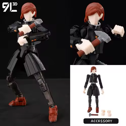 9L3D Printed Anime Jujutsu Kaisen Sukuna Yuji Yuta Satoru Gojo Lucky Dummy 13 Movable Shapeshift Action Figures Mannequin Toys - Image 8