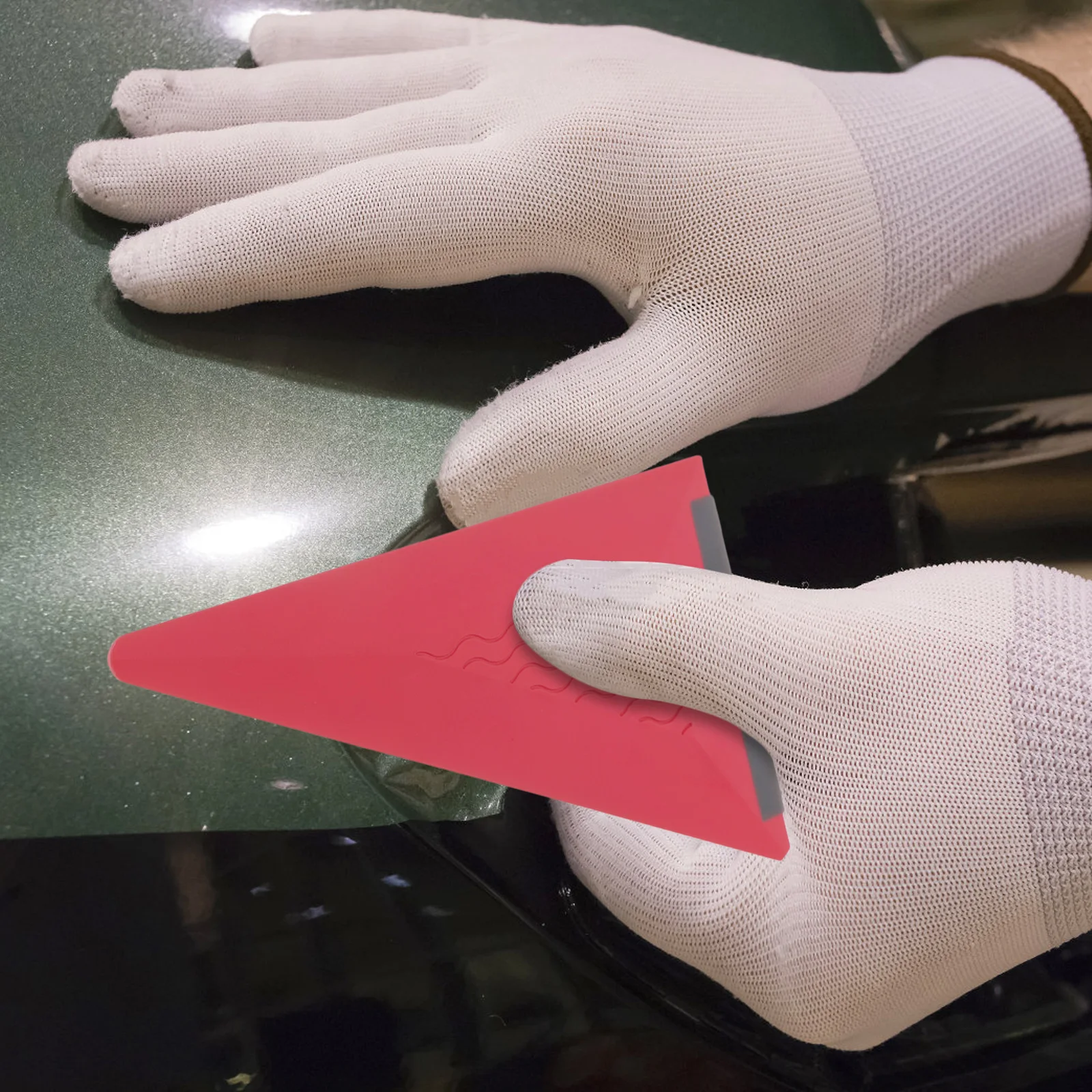 

Auto Film Scraper Triangle Squeegee for Vinyl Tools Soft Edge Design Remove Bubbles Application Color