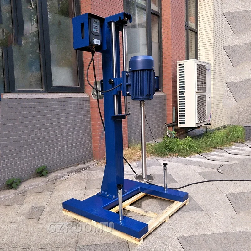 Laboratory High Speed Shear Homogenizer Digital Homogenizer Mixer Cosmetic Cream Dispersion Homogeneous Emulsifie 1.5KW 220/380V