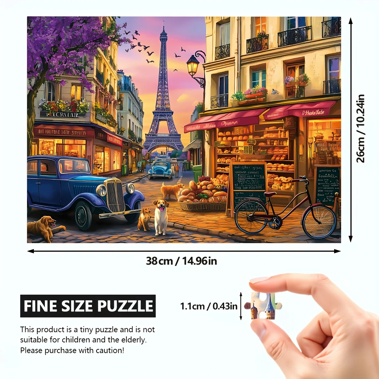 لغز من مستوى الجحيم |   ديكور فني سميك، بدون إطار، تحدي كبير لعشاق الحرف اليدوية، مثالي للعطلات وأعياد الميلاد