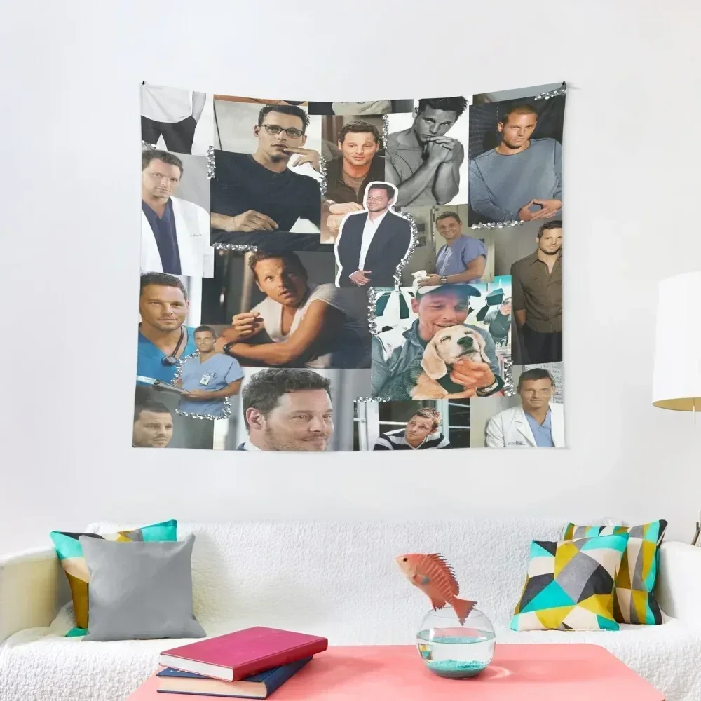 

Alex Karev Collage Tapestry Wallpaper Bedroom Custom Home Decorations Tapestry