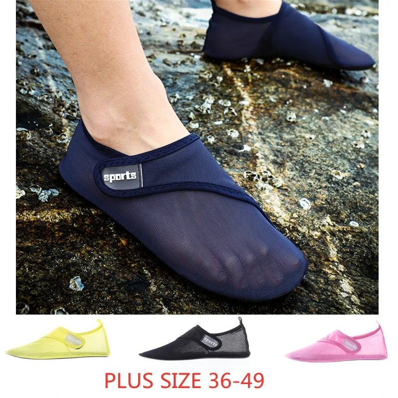 Unisex Barefoot Shoes Swimming   Quick-Drying Aqua Shoes Water   Sea Diving for Beach Women Shoes Size 35-49