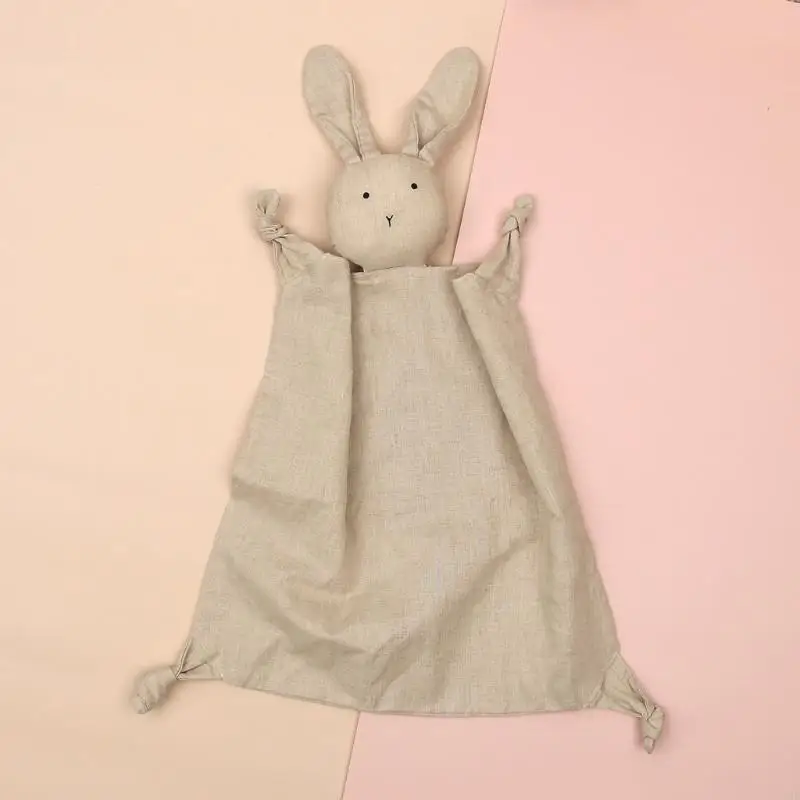 

193E Baby Cartoon Bunny Soothe Appease Towel Appease Doll for Infant Comforting Towel
