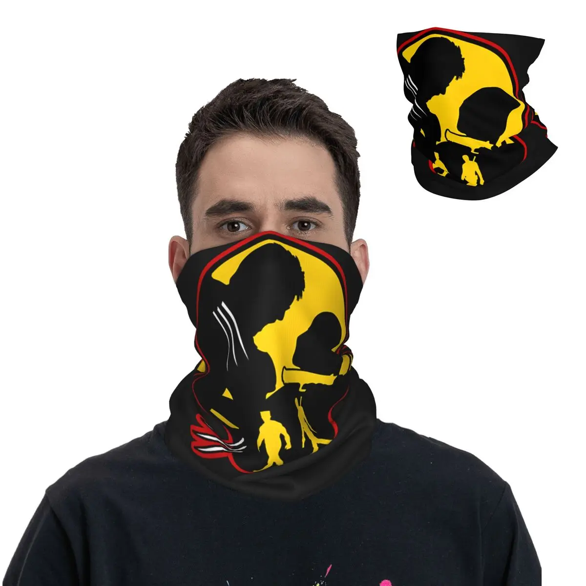 

Heroes Fighting Bandana Neck Gaiter Motorcycle Club Disney Marvel Deadpool And Wolverine Face Mask Cycling Scarf Hiking