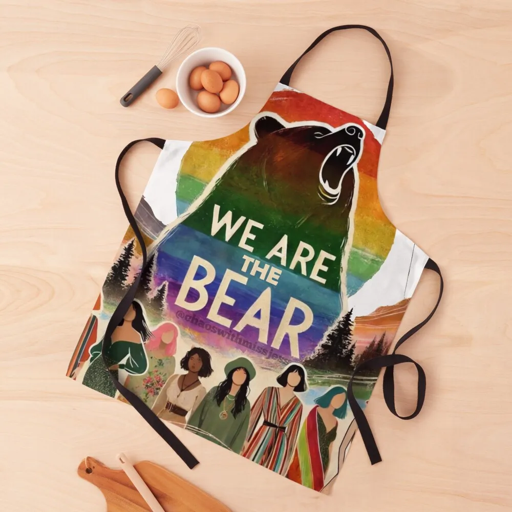 

We ARE the Bear Apron Customizable Chef Uniform Woman Kitchen Things Goods For Home And Kitchen Apron