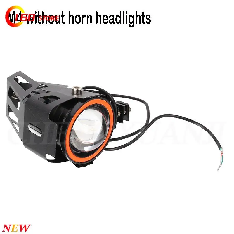 LED Motorcycle Angel Eyes Motorbike LED Auxiliary Lamp U7 Headlamp Spotlights Motorcycle Headlights Super Bright