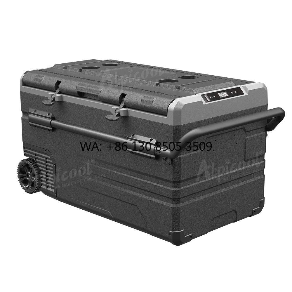 

TSW120 App Control Car Fridgesdetachable Battery & Solar Fridge Portable Auto Refrigerator With Wheels