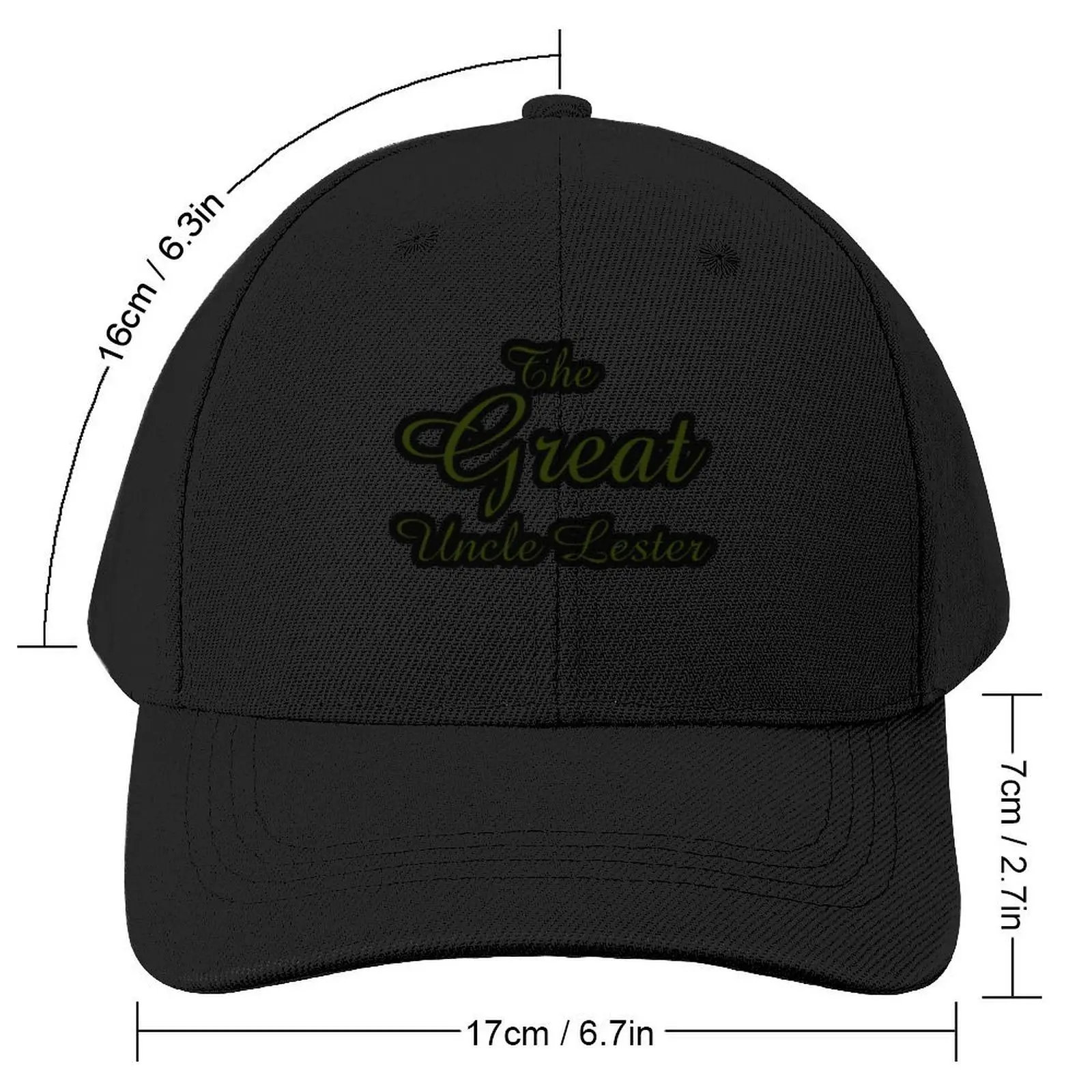 The Great Uncle Lester Baseball Cap sun hat Designer Hat custom Hat Golf Cap Men's Hats Women's