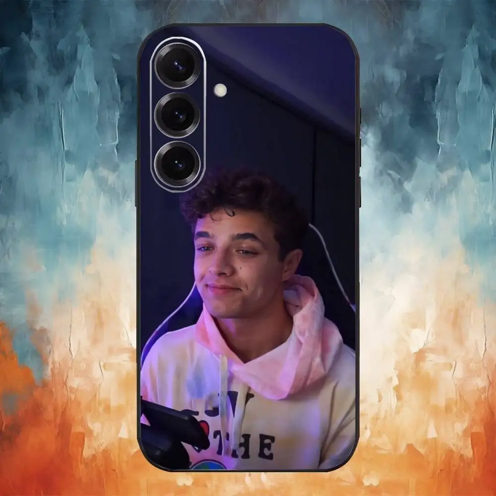 L-Landos N-Norris Telefoon Case Voor Samsung Galaxy A73,A72,A71,A70,A53,A52,A51,Anderen Zachte Zwarte Cover