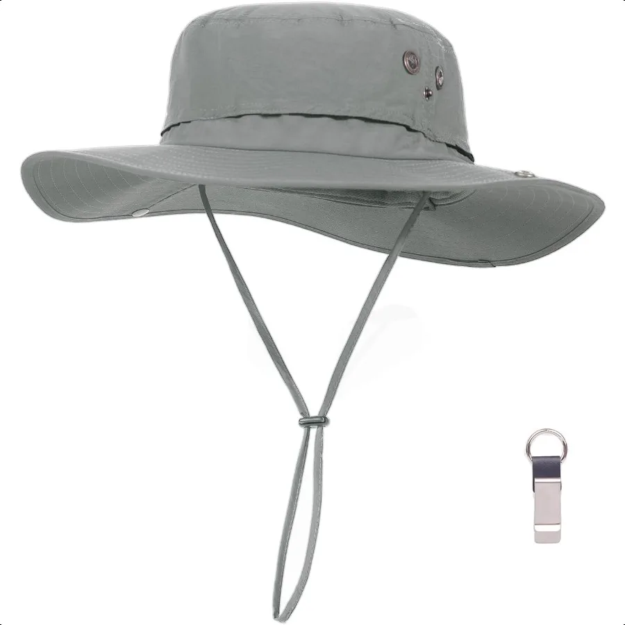 

Plus Size XL XXL Sun Hats for Men Bucket Boonie UV Protection UPF50+ Waterproof Wide Brim Foldable Fishing Beach