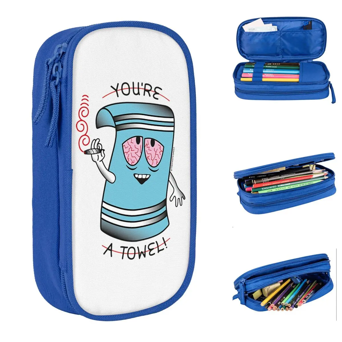 

Souths Parks You're A Towel Pencil Cases Fun Pen Bag Kids Large Storage School Supplies Cosmetic Pencilcases