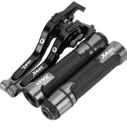 X-MAX 250 300 400 For YAMAHA XMAX 250 XMAX300 XMAX400 XMAX Motor Adjustable Brake Clutch Lever Foldable Handle Hand Grips Set