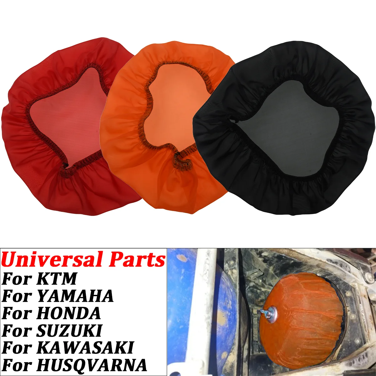Motorcycle Air Filter Cover Dust Sand Cover Engine Cleaning Protector Skins Guard For YAMAHA KAWASAKI KTM XC EXC SXF EXCF XCW