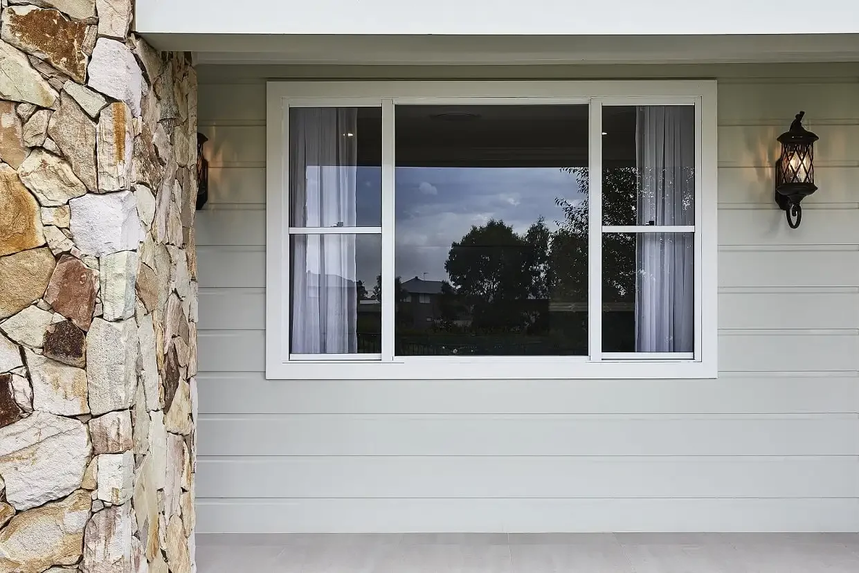 Single Hung Windows Powder Coating Aluminum Tempered Glass Vertical Sliding Window Energy-efficient Custom Double Hung Window