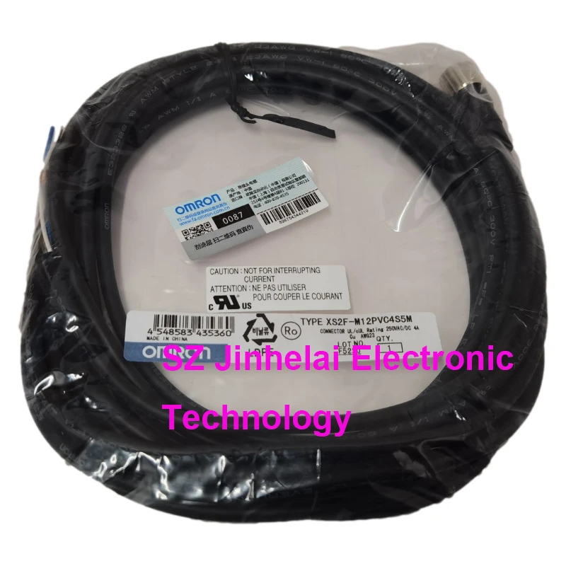 1pce New Original Omron XS2F-M12PVC4S5M M12PVC4S2M XS3F-M8PVC3S5M M422-405-R M8PVC3A2M M8PVC3A5M M8PVC4A2M M8PVC4A5M M12PVC4S2M