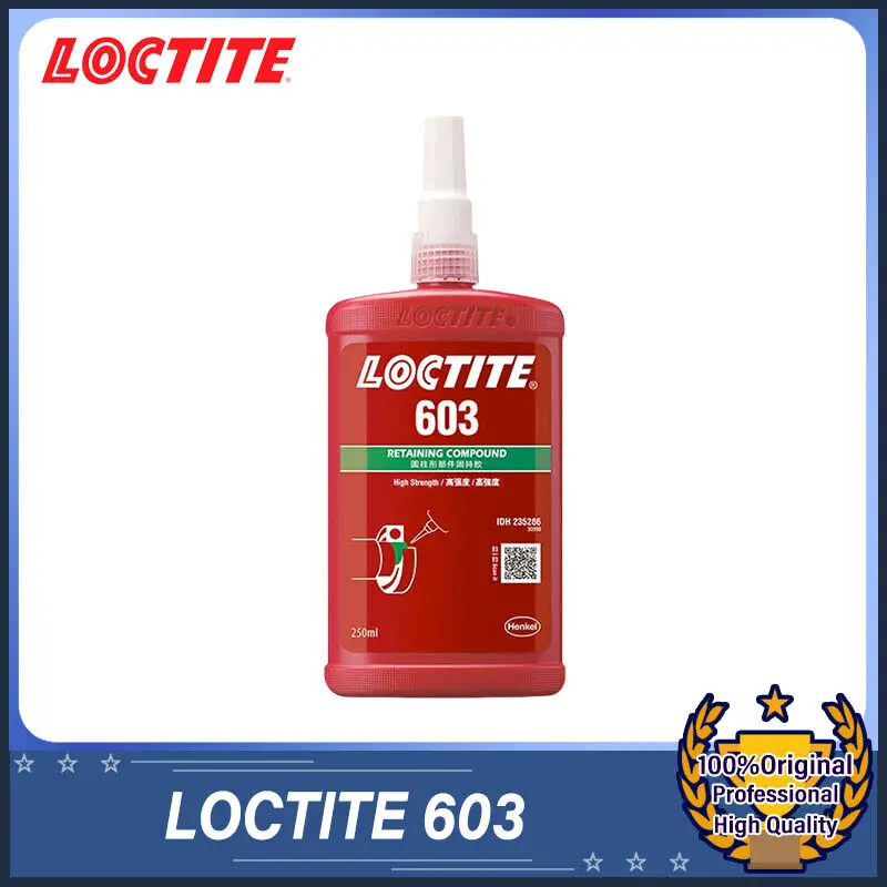 1PC LOCTITE 603 250ml Retaining Compound Green Glue High-strength Cylindrical