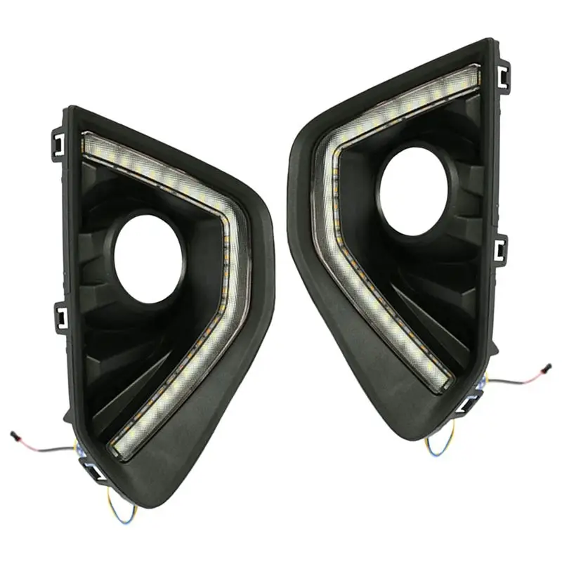 

Дневные ходовые огни Better-Car DRL 12V LED, противотуманные фары, автомобильные аксессуары, черные, для Haval F7 F7X