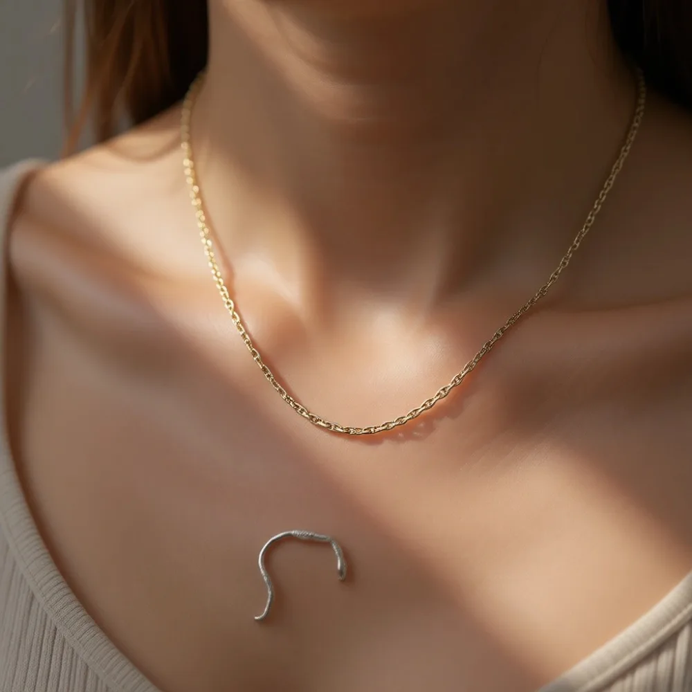 

Позолоченная цепочка из золота 22K, итальянское серебро 925 пробы, кубинская, плетеная, змеевидная, витая, унисекс, ювелирное украшение