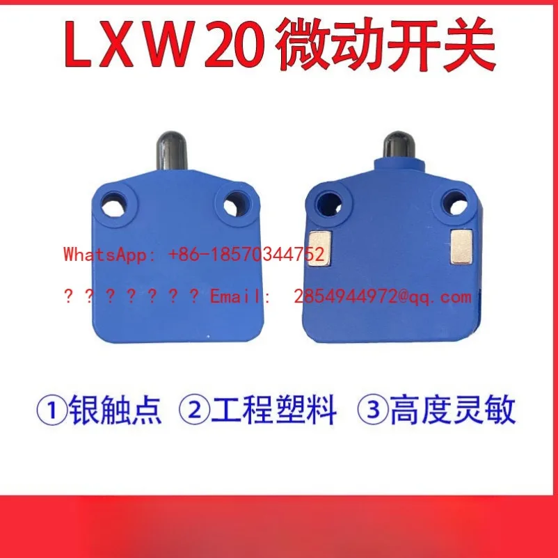 L     Factory Direct Sales, Silver Point LXW20-11 LXW20-01 Travel Switch Push Plug Type LXW20-11M