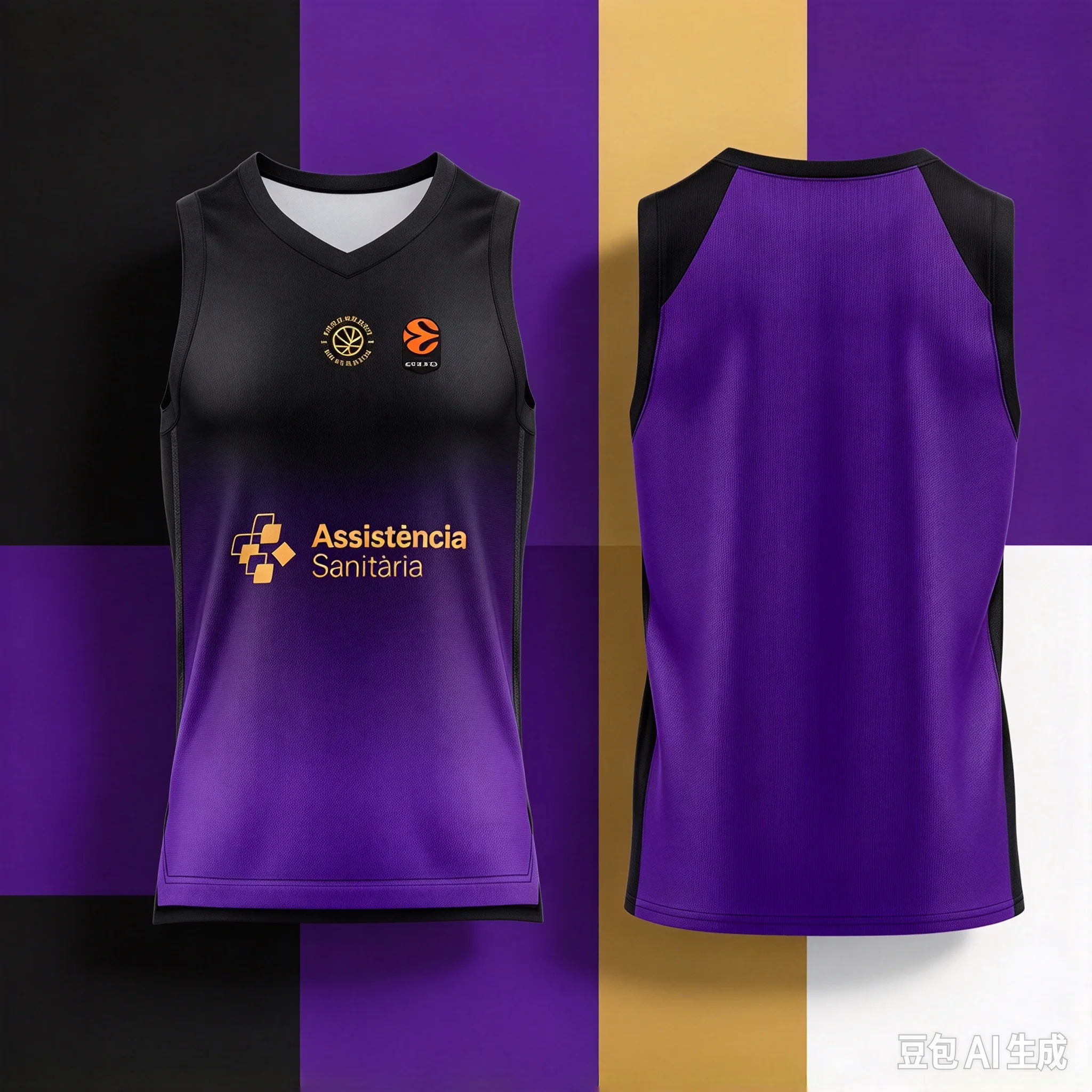 2026-27 Barcelona Mamba 3D Printed Family Basketball Vest for  Season, Sleeveless Breathable Mesh Vest, Street Basketball Jersey