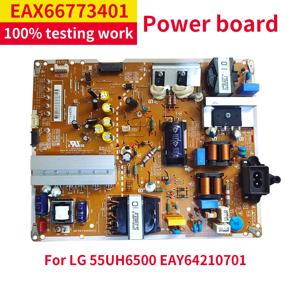 55uh6500、eax66773401、eay64210701用の高品質電源ボード