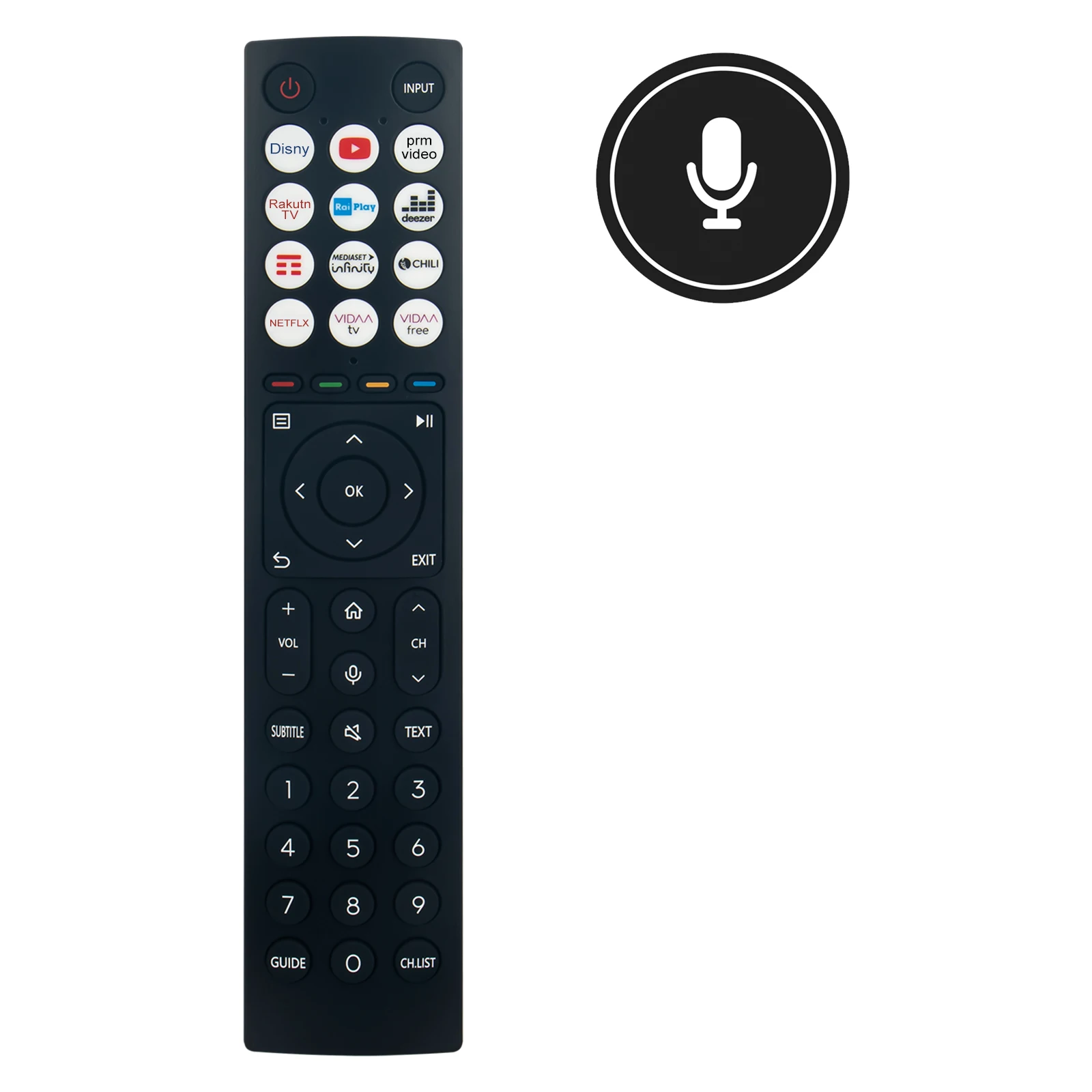 

New ERF3E86 Voice Replaced Remote Control Fit For Hisense TV 32E43KT 40E43KT 32A4K 40A4K