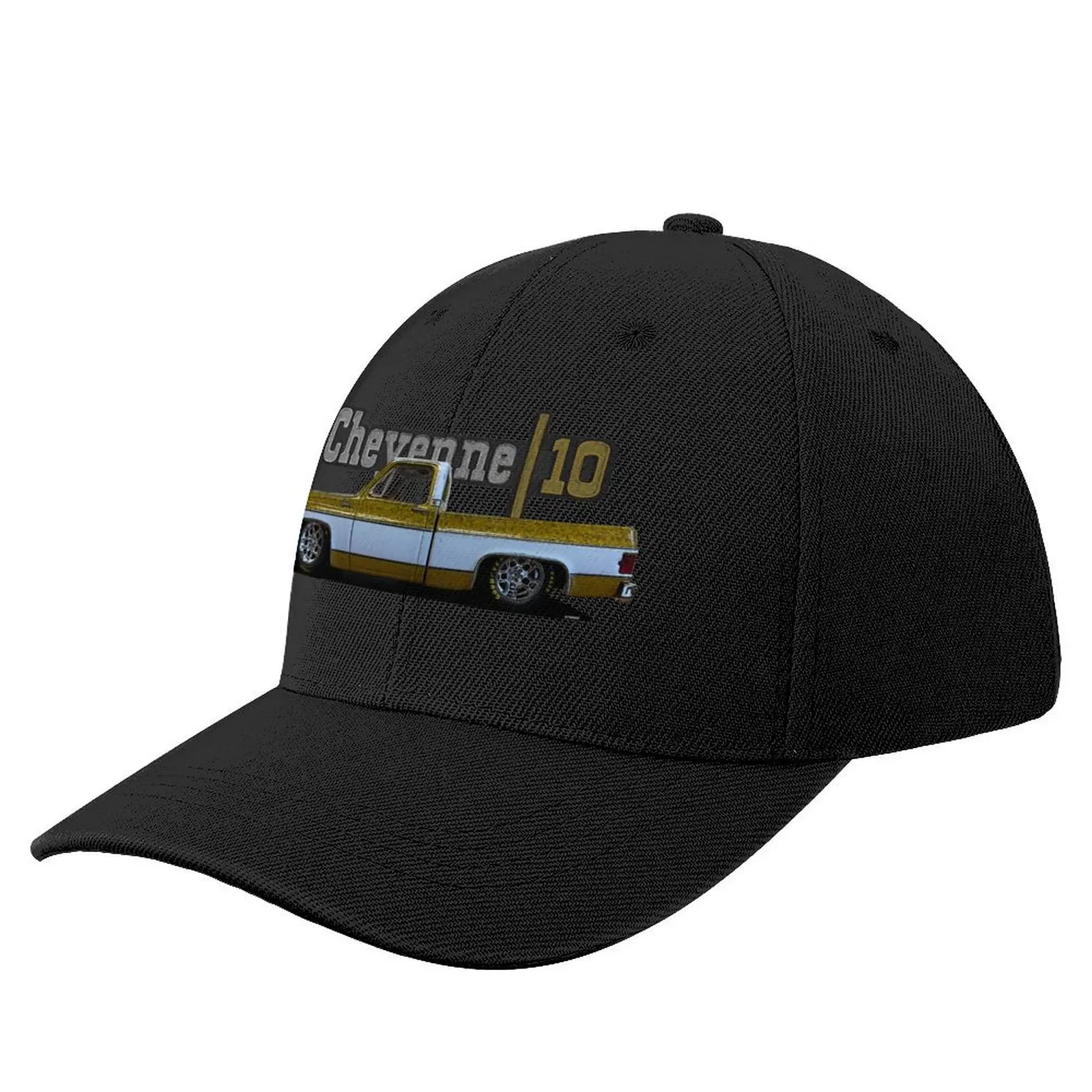 1973 Slammed Chevy C10 Cheyenne Baseball Cap Hip Hop Big Size Hat Cosplay Hat Man For The Sun Men Hats Women's