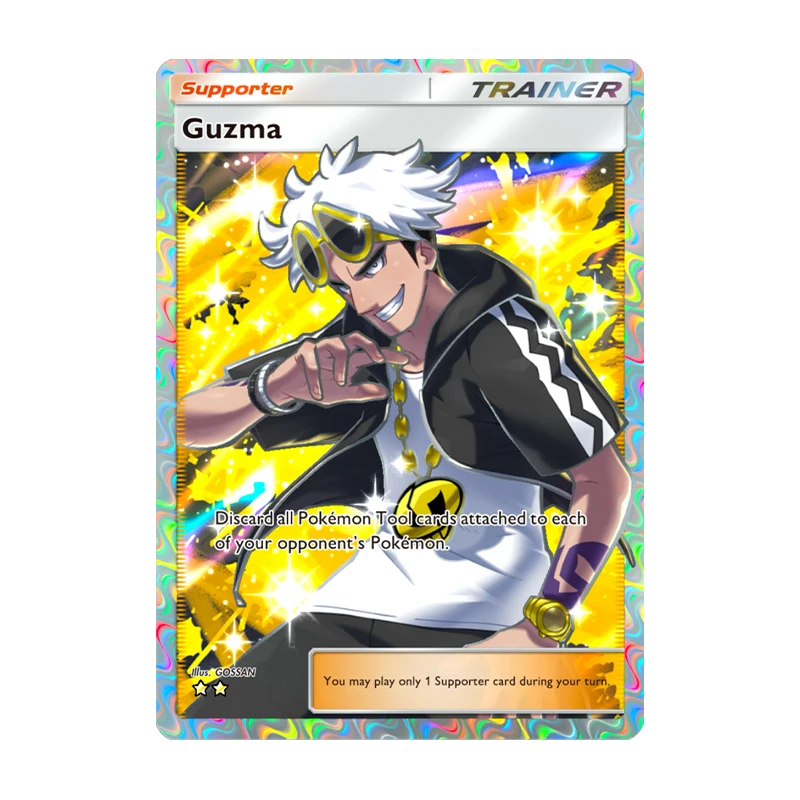 لعبة الجيب سلسلة بطاقات المدرب سابرينا سينثيا ليلي بطاقة ذاتية الصنع محفورة الأنسجة الفردية بطاقة جمع الرسوم المتحركة #2