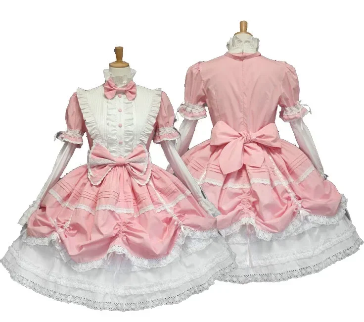 Gothic Punk Lolita Dress Princess Cosplay Cute Maid Adult Women Halloween Costume Sweet Gothic  Anime Lace Outfit For Girls 2025